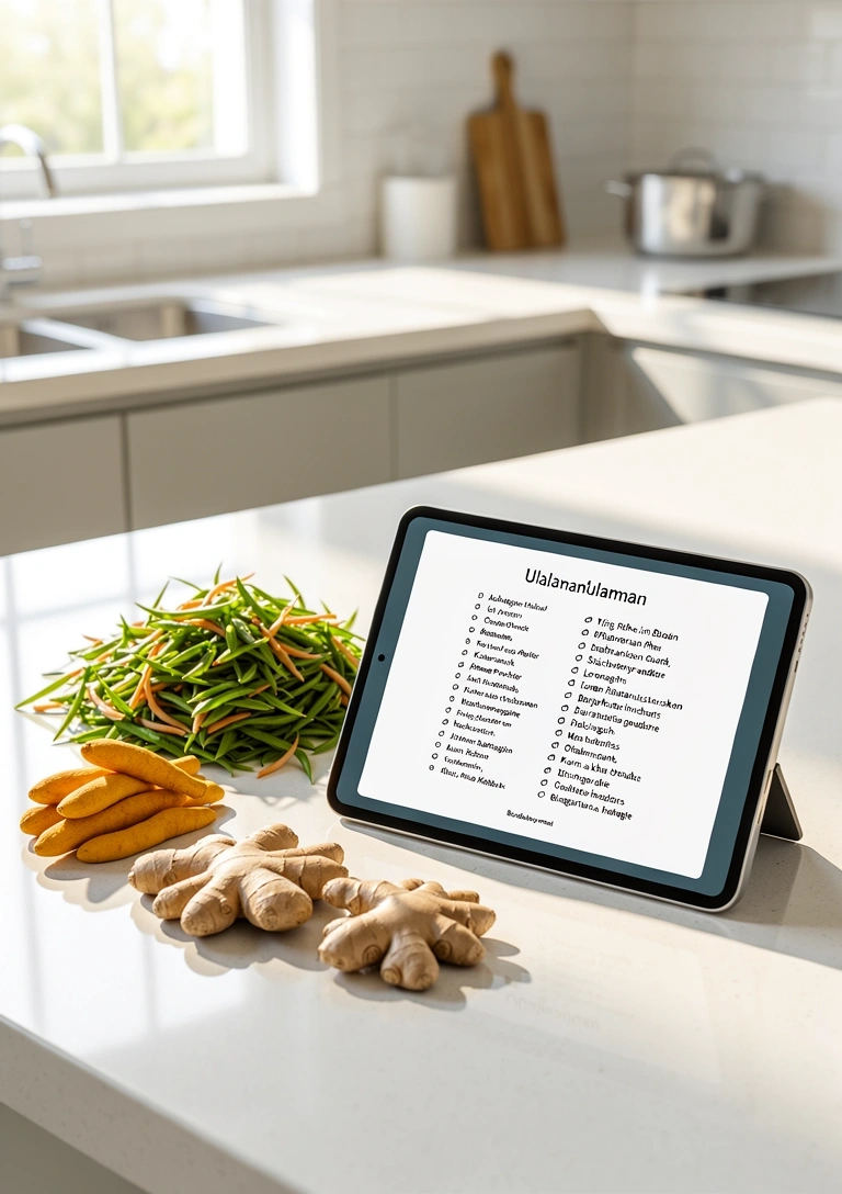 Suasana dapur Wellness Routine Asia